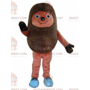 Zeer glimlachend tweekleurig bruin egel BIGGYMONKEY™