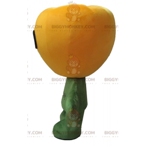 Big Giant lachende gele peper BIGGYMONKEY™ mascottekostuum -