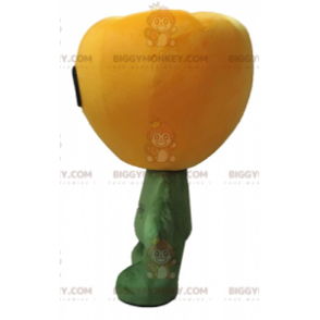Traje de mascote Big Giant Sorridente Pimenta Amarela