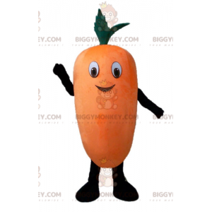 Giant Smiling Orange Carrot BIGGYMONKEY™ Mascot Costume -