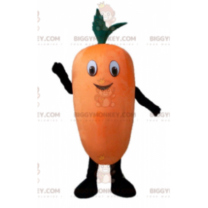 Giant Smiling Orange Carrot BIGGYMONKEY™ Mascot Costume -