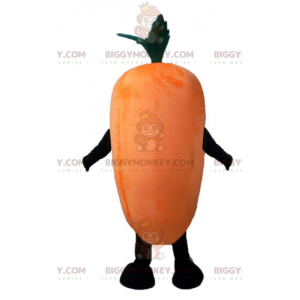 Giant Smiling Orange Carrot BIGGYMONKEY™ Mascot Costume -