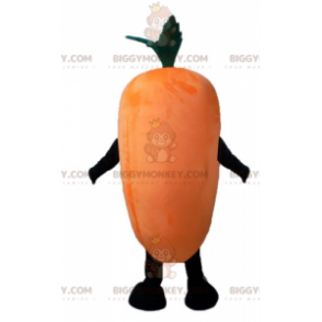 Giant Smiling Orange Carrot BIGGYMONKEY™ Mascot Costume -