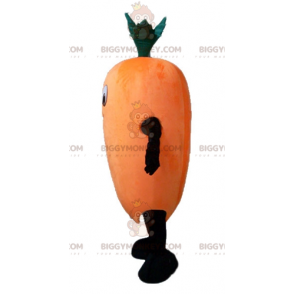 Kæmpe smilende orange gulerod BIGGYMONKEY™ maskotkostume -