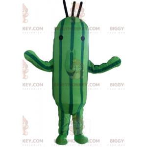 Costume da mascotte BIGGYMONKEY™ con zucchine e cetriolo verde