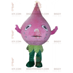 Kostium maskotki BIGGYMONKEY™ Giant Pink and Green Flower