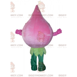 BIGGYMONKEY™ Kæmpe lyserøde og grønne blomster Artiskokblossom