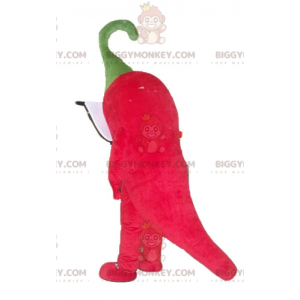 BIGGYMONKEY™ maskotkostume Kæmpe sjov chili peber med store