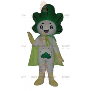 Giant Green and White Cabbage Leek BIGGYMONKEY™ Mascot Costume