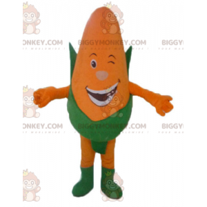 Costume de mascotte BIGGYMONKEY™ d'épi de maïs géant orange et