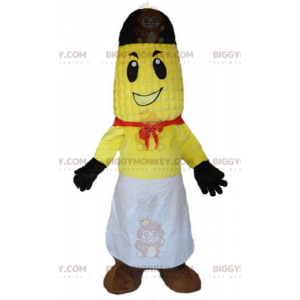 Costume de mascotte BIGGYMONKEY™ d'épi de maïs en tenue