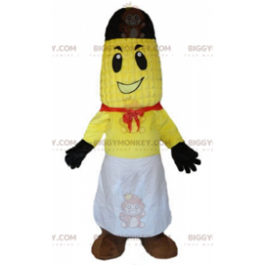 Traje de mascote BIGGYMONKEY™ Milho na espiga com roupa de
