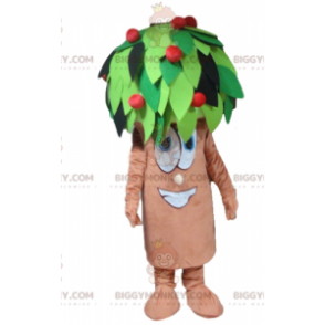 Brungrön och röd körsbärsträd BIGGYMONKEY™ maskotdräkt - Oklassificerade maskot - BIGGYMONKEY_04172 - BiggyMonkey.com