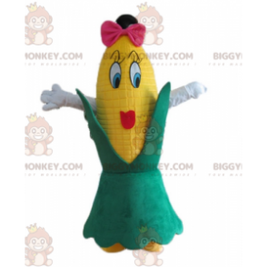 BIGGYMONKEY™ Funny Feminine Giant Corn Cob Mascot Costume - Food mascot - BIGGYMONKEY_04184 - BiggyMonkey.com