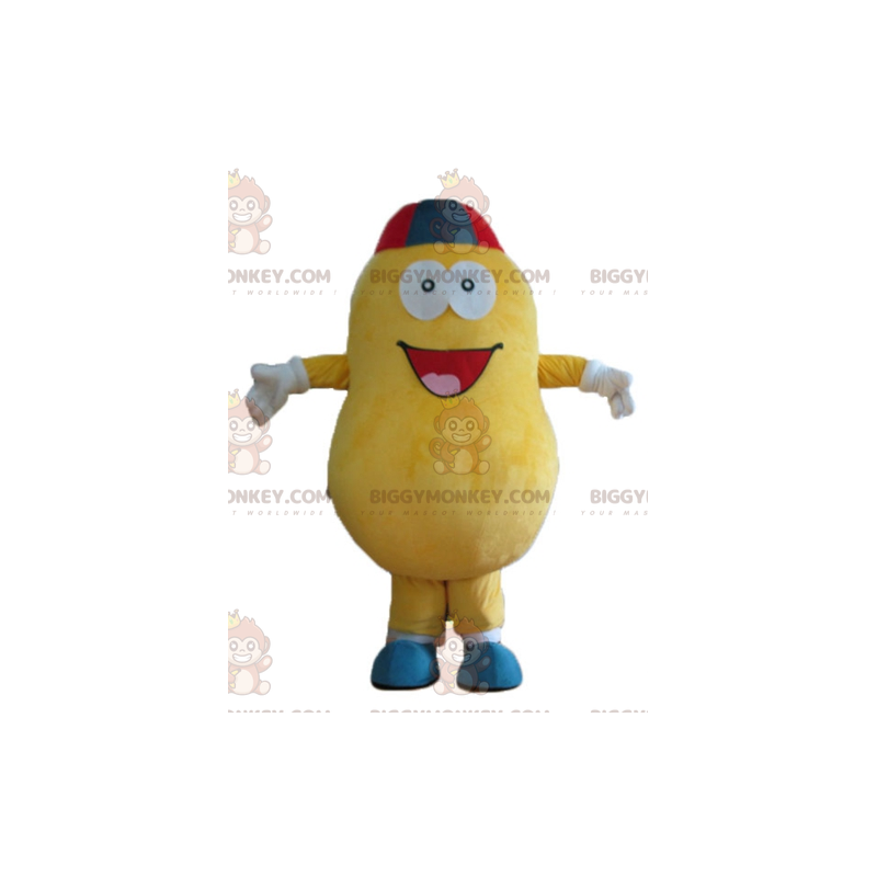 Smiling Giant Yellow Potato BIGGYMONKEY™ Mascot Costume -
