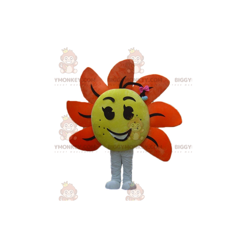 Yellow and Orange Giant Flower BIGGYMONKEY™ Mascot Costume – Yellow and Orange Giant Flower BIGGYMONKEY™ Mascot Costume –