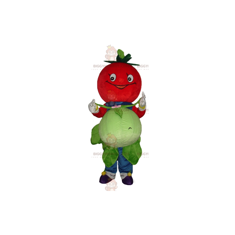BIGGYMONKEY™ hymyilevä punainen tomaatti kukkakaalin