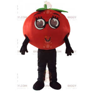Kostým maskota BIGGYMONKEY™ dokola a roztomilé rajče –