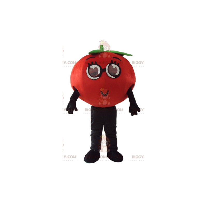 BIGGYMONKEY™ mascottekostuum rondom en vertederende tomaat - BIGGYMONKEY™ mascottekostuum rondom en vertederende tomaat -