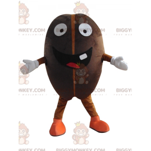 Costume da mascotte BIGGYMONKEY™ con chicco di caffè gigante
