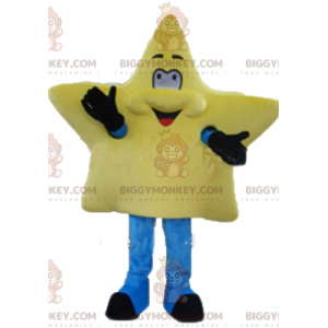 Schattige lachende gigantische gele ster BIGGYMONKEY™