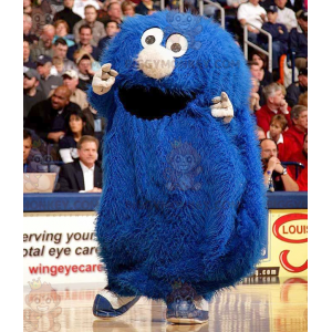 Little Furry Blue Monster BIGGYMONKEY™ Mascot Costume –
