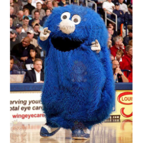 Στολή μασκότ του Little Furry Blue Monster BIGGYMONKEY™ -
