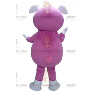 Girl's BIGGYMONKEY™ Mascot Costume with Pink Jumpsuit with 2