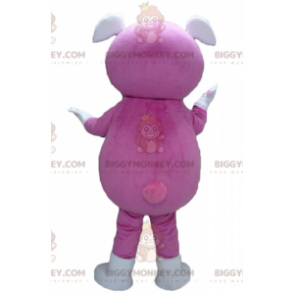 Girl's BIGGYMONKEY™ Mascot Costume with Pink Jumpsuit with 2