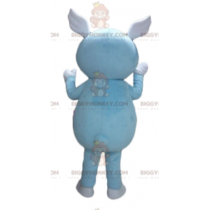 BIGGYMONKEY™ mascottekostuum voor jongen in blauwe outfit met