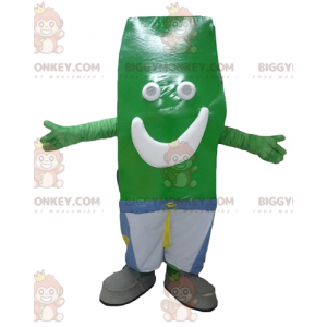 Giant French Fries Green Man BIGGYMONKEY™ Mascot Costume -