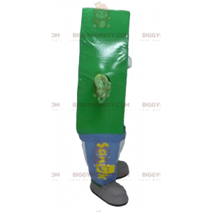 Jätte pommes frites Green Man BIGGYMONKEY™ maskotdräkt -