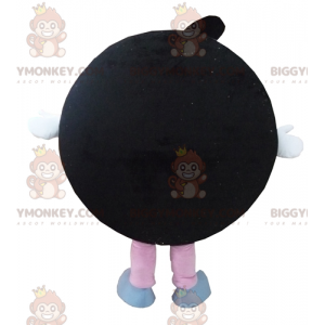 Costume de mascotte BIGGYMONKEY™ d'Oréo de gâteau noir tout