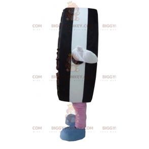 All Round Black Cake Oreo BIGGYMONKEY™ Mascot Costume -