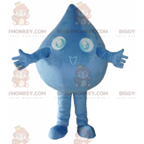 Giant Blue Water Drop BIGGYMONKEY™ maskotkostyme - Uklassifiserte maskoter - BIGGYMONKEY_04233 - BiggyMonkey.com