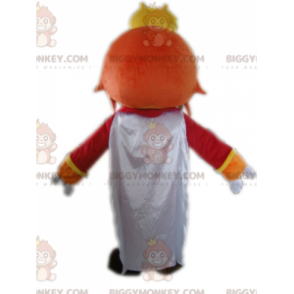 King BIGGYMONKEY™ Mascot Costume with Crown and Clown Nose -