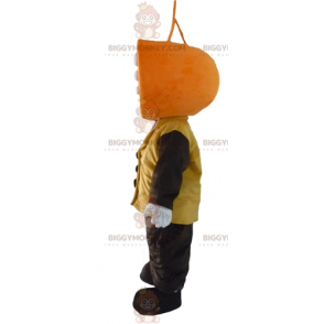 BIGGYMONKEY™ Maskottchen-Kostüm für Herren mit Fernsehkopf -