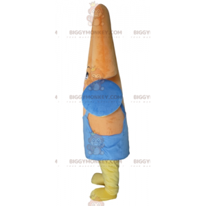 Colorful Creature Orange Man BIGGYMONKEY™ Mascot Costume -