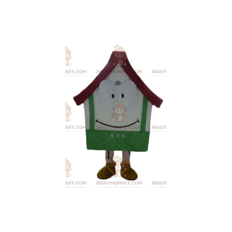 Rotes und grünes weißes Riesenhaus BIGGYMONKEY™ Rotes und grünes weißes Riesenhaus BIGGYMONKEY™