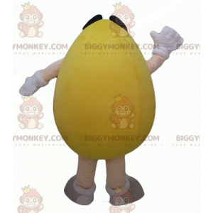 Funny Plump Giant Yellow M&M's BIGGYMONKEY™ Mascot Costume -
