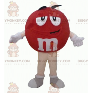 Grappig mollig gigantisch rood M&M's