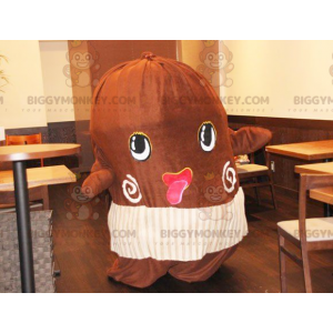 Στολή μασκότ BIGGYMONKEY™ Giant Cocoa Bean - Μασκότ τροφίμων - BIGGYMONKEY_0542 - BiggyMonkey.com