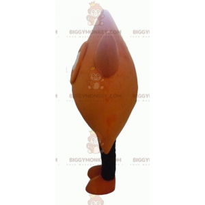 Divertente costume mascotte gigante arancione e stella nera