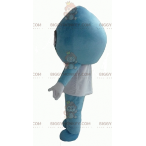 BIGGYMONKEY™ blå och vit jätte vattendroppe snögubbe maskotdräkt - Mänskliga maskot - BIGGYMONKEY_04270 - BiggyMonkey.com