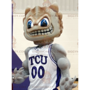 Καφέ Extra Terrestrial Alien Monster BIGGYMONKEY™ μασκότ στολή