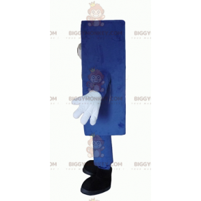 Giant Blue Mattress Snowman BIGGYMONKEY™ Mascot Costume –