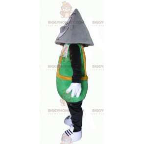 BIGGYMONKEY™ maskotdräkt av Tridome-mannen med spetsigt huvud - Mänskliga maskot - BIGGYMONKEY_04276 - BiggyMonkey.com