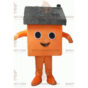 Giant Orange and Gray House BIGGYMONKEY™ Mascot Costume -