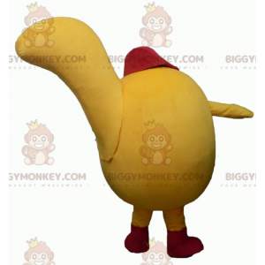 BIGGYMONKEY™ schattig geel mascottekostuum voor mannen -