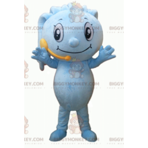 Kostium maskotka Blue Man BIGGYMONKEY™ z dredami i mikrofonem - Ludzkie maskotki - BIGGYMONKEY_04286 - BiggyMonkey.com